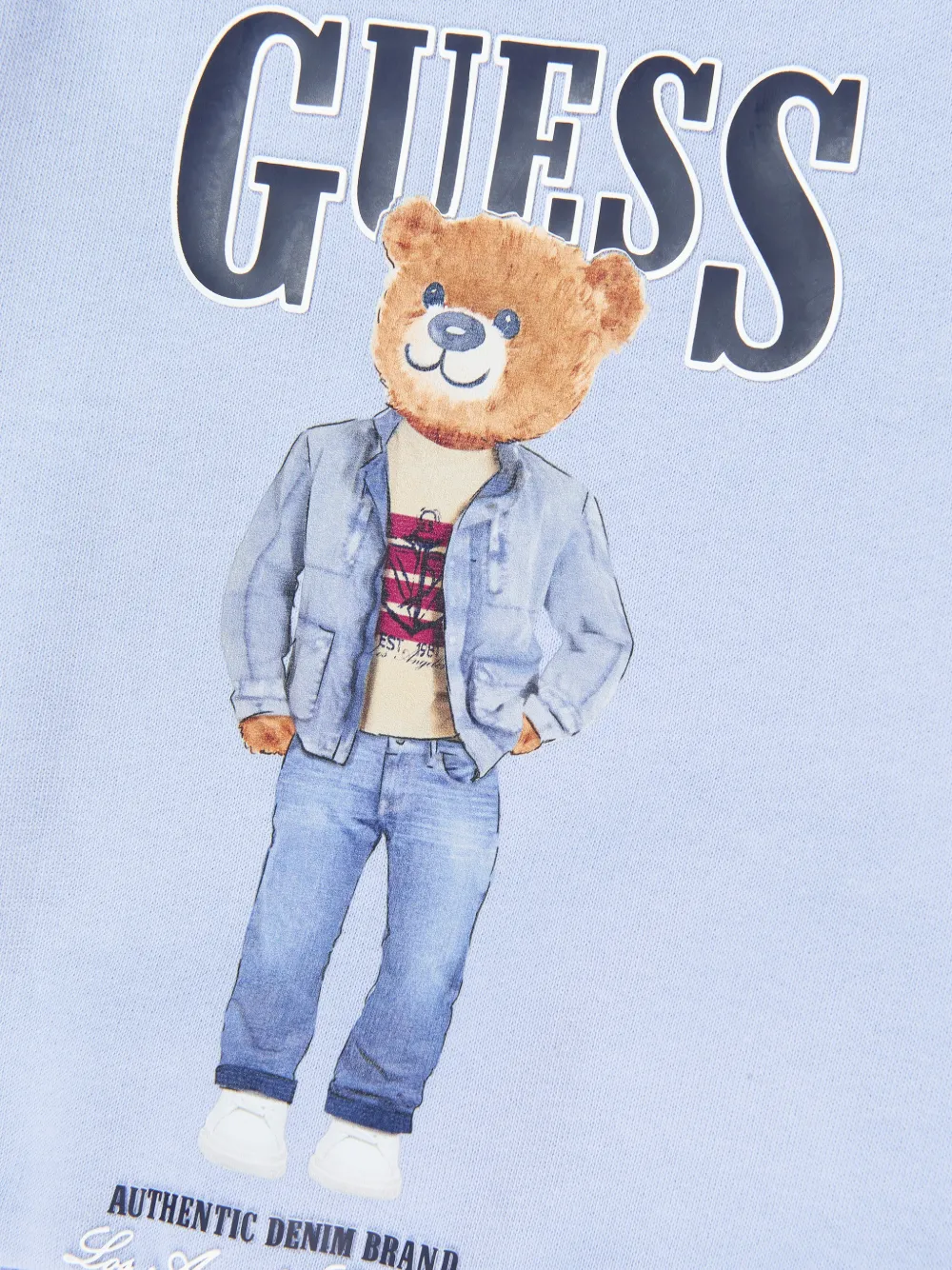  Guess Kids Graphic Crew-neck Sweatshirt - Blue 