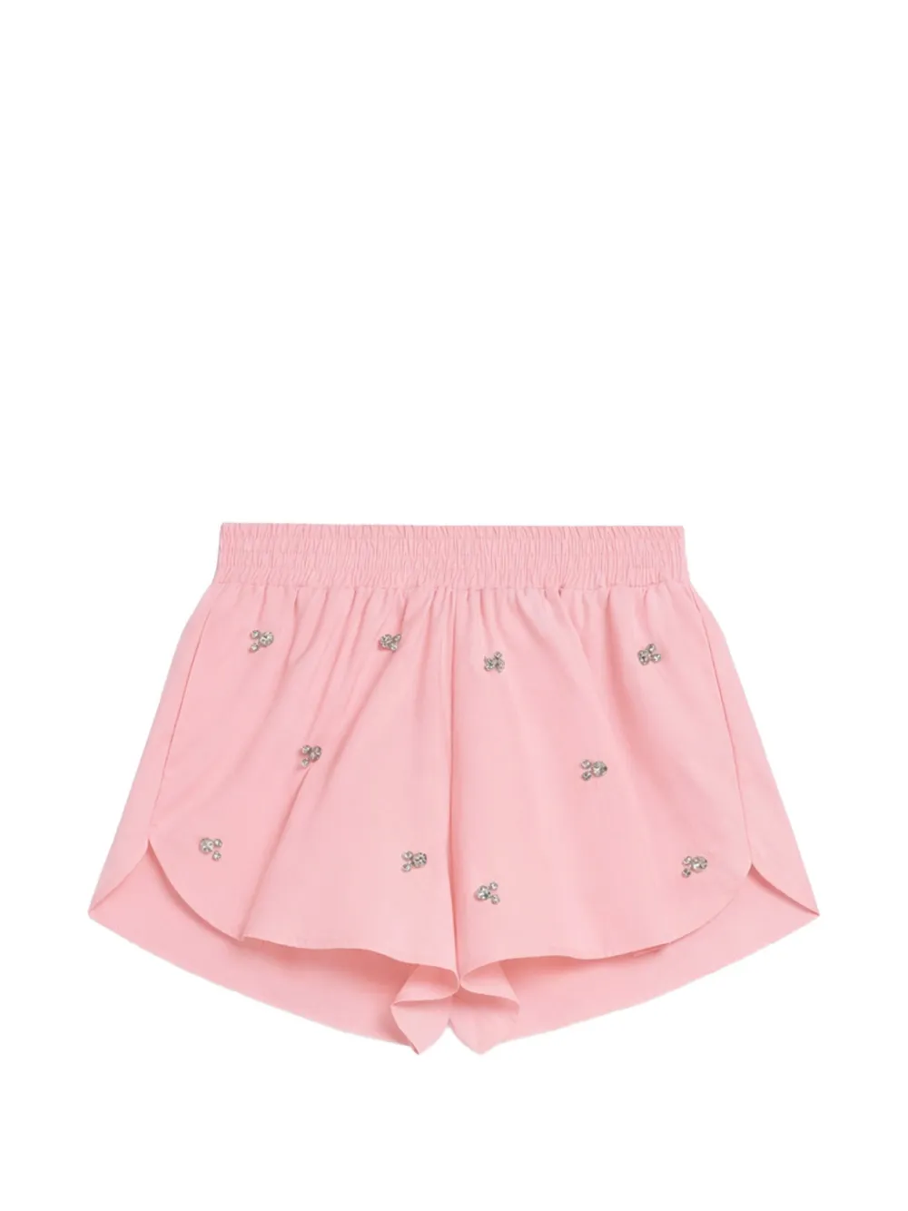 A Paper Kid embellished poplin shorts - Rosa