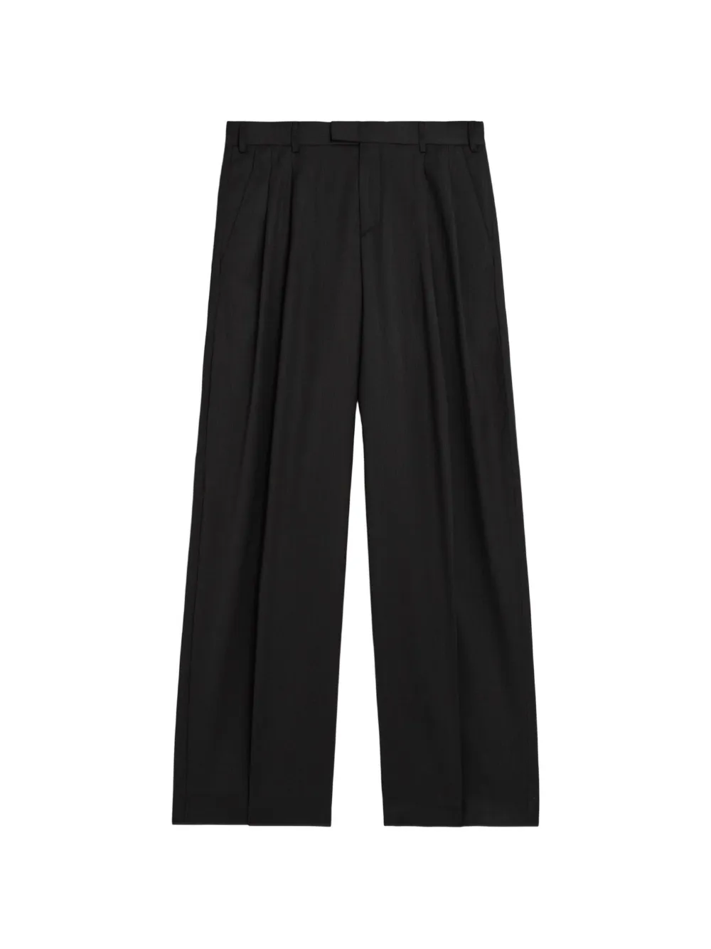 A Paper Kid Pantaloni gessati - Nero