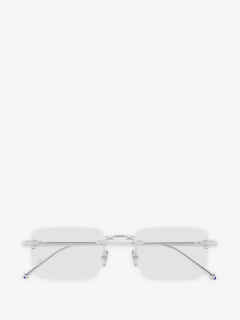 Cartier Eyewear lentes rectangulares sin armazón