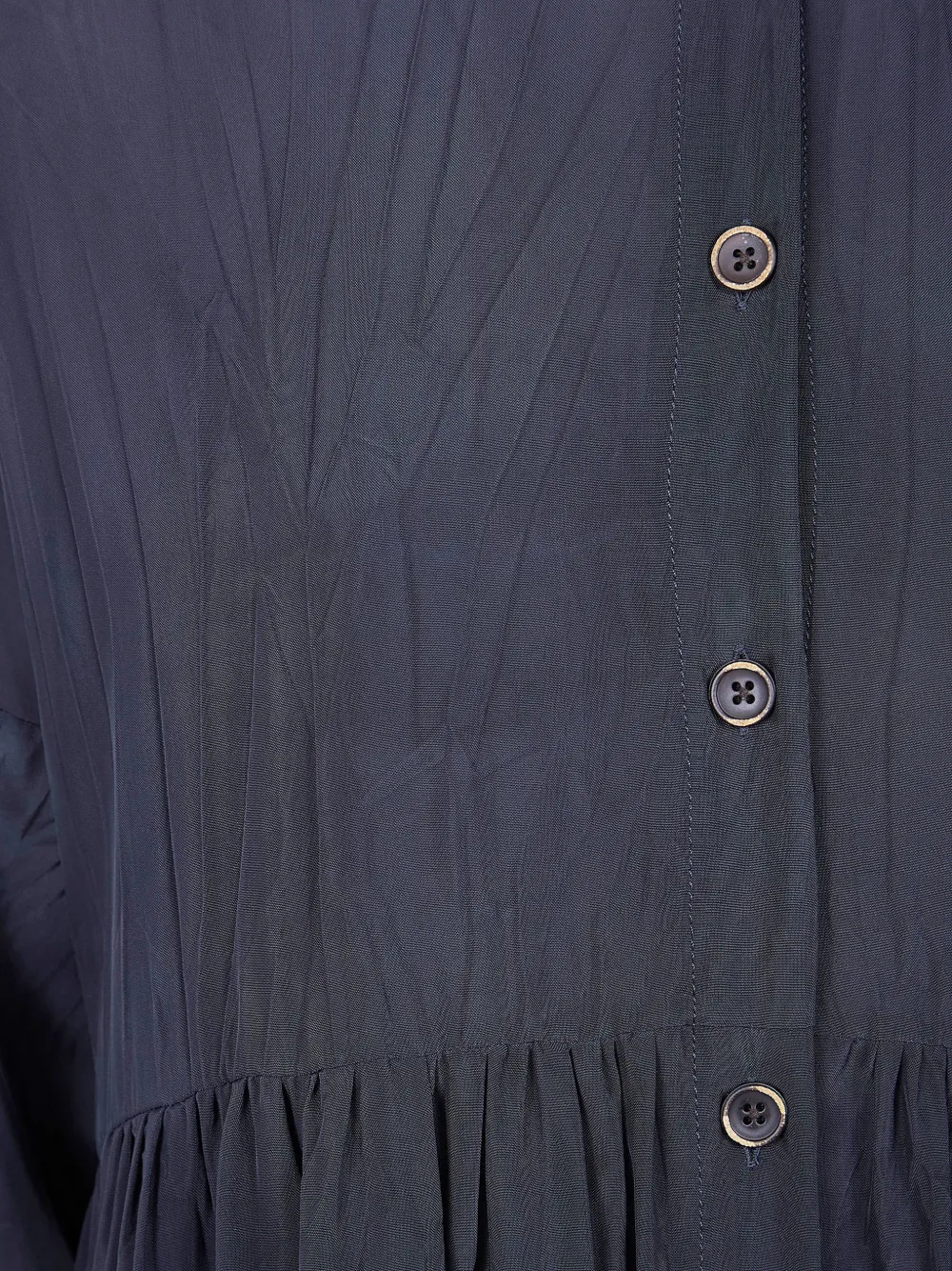  Uma Wang Button Day Dress - Blue 