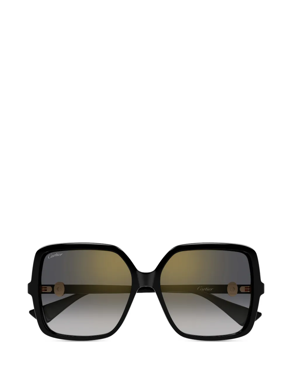 Cartier Eyewear square sunglasses - Schwarz