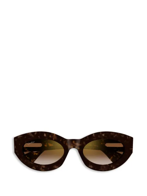 Cartier Eyewear leopard-detail sunglasses