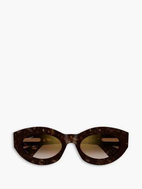 Cartier Eyewear leopard-detail sunglasses