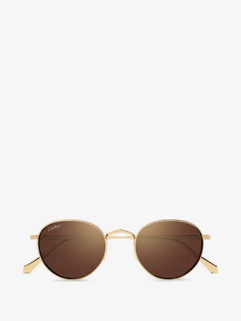 Cartier Eyewear lentes de sol con armazón redonda