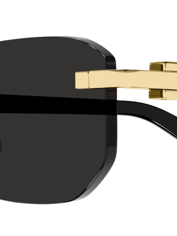 Cartier Eyewear リムレス サングラス | ゴールドトーン | FARFETCH JP
