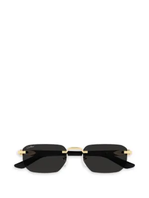 Cartier Eyewear CT0362S サングラス | ゴールドトーン | FARFETCH JP