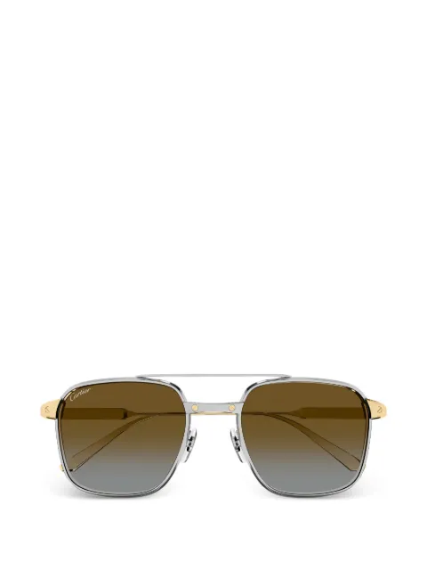 Cartier Eyewear rectangle bar sunglasses