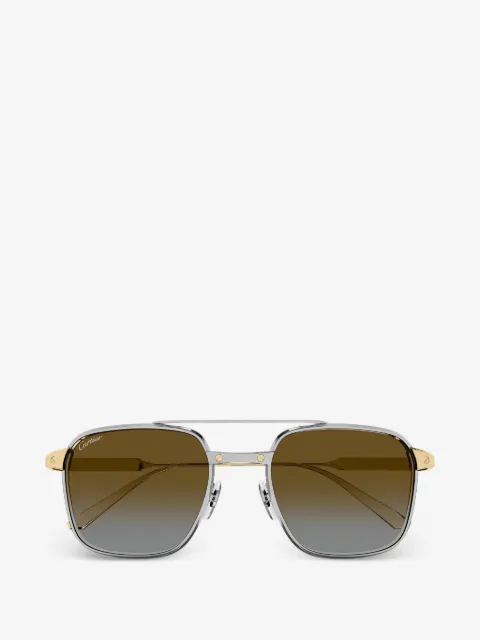 Cartier Eyewear rectangle bar sunglasses
