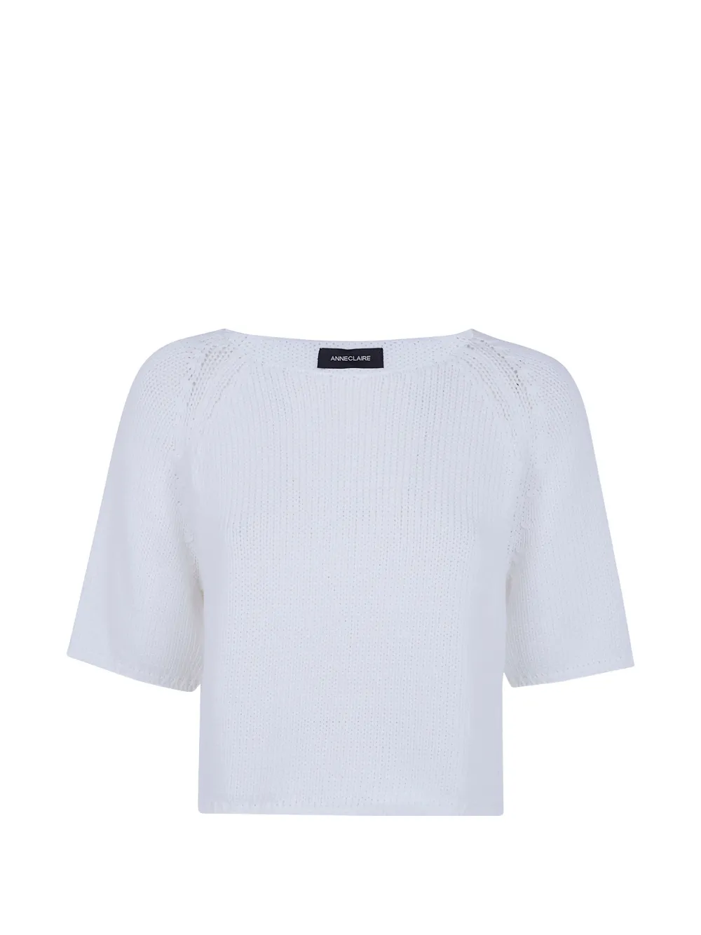 anne claire short-sleeved top - Bianco