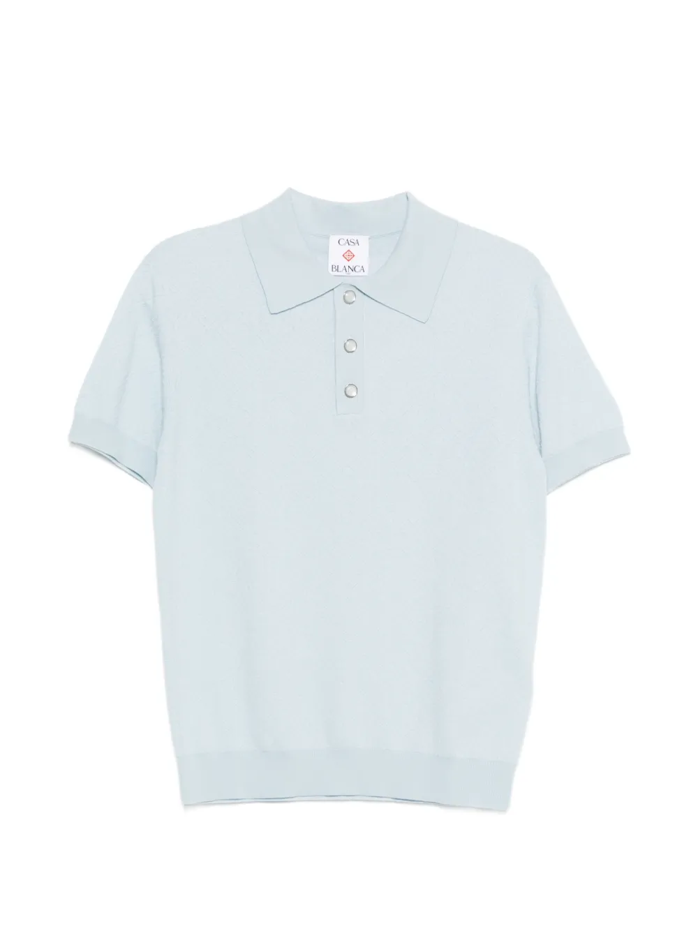 Casablanca Polo con monogramma - Blu