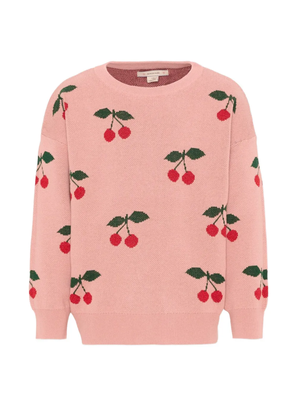 Konges Sløjd cherry-print sweater - Rosa