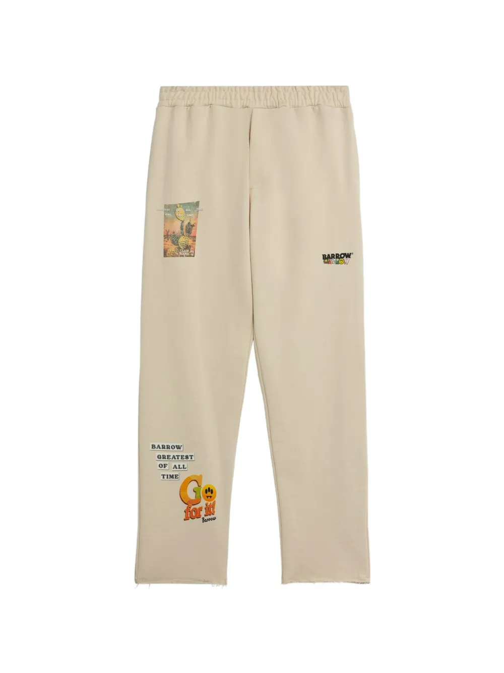 BARROW Pantaloni sportivi con stampa - Toni neutri
