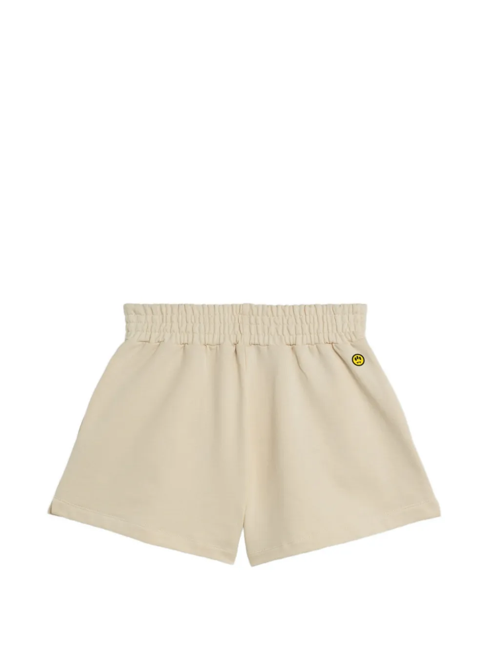 Barrow Shirred Detail Shorts In Neutral