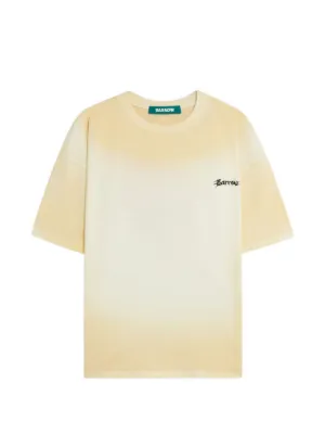 AMI Paris Ami De Coeur zigzag-embroidered T-shirt | Neutrals