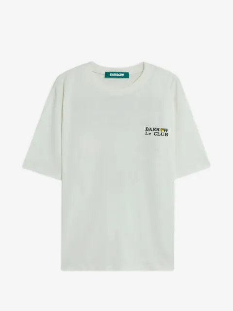 BARROW round-neck printed T-shirt