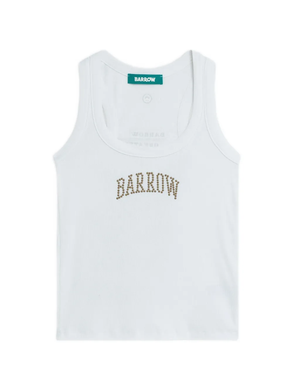 BARROW Canotta con stampa - Bianco