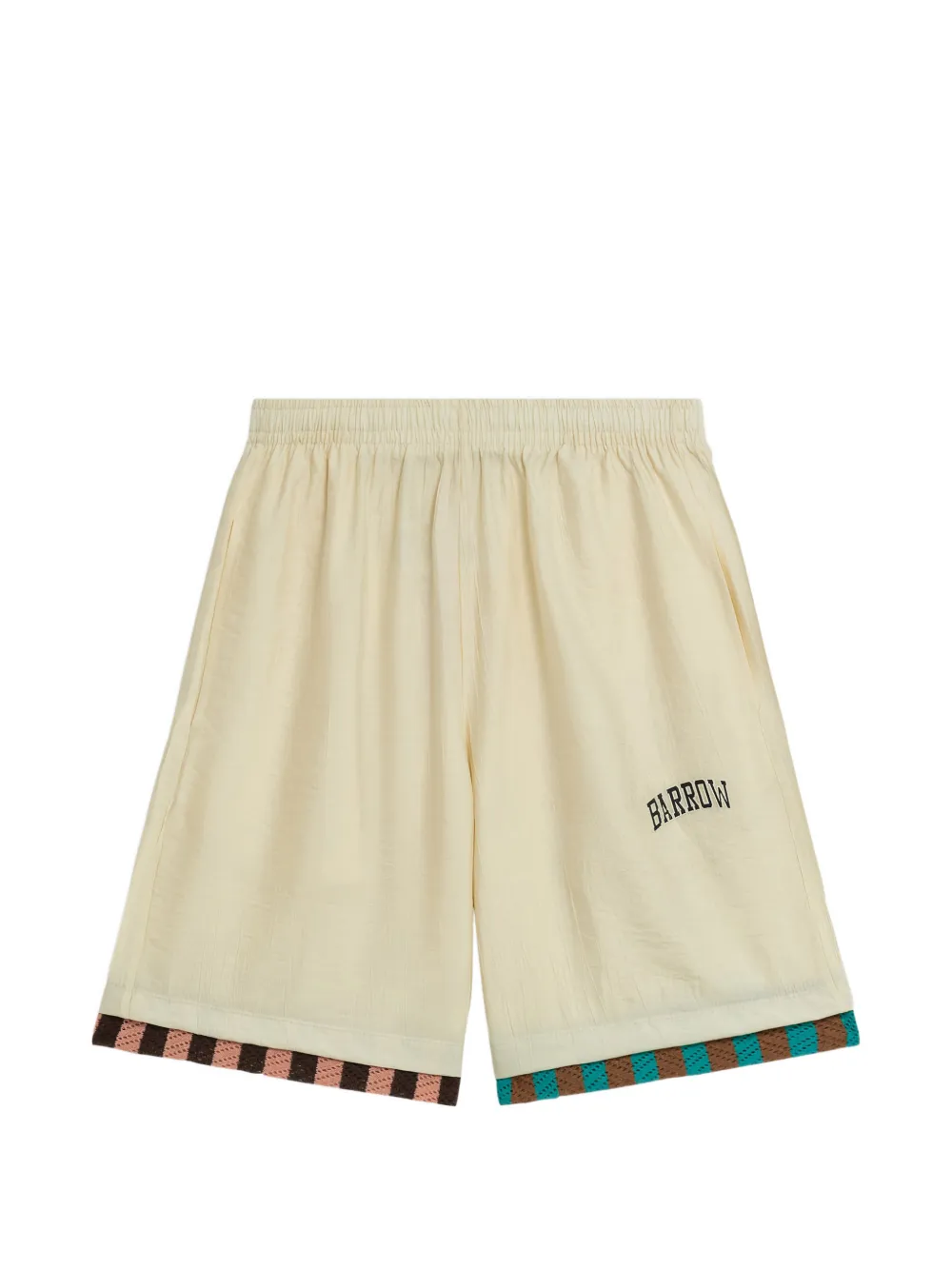 BARROW logo shorts - Toni neutri