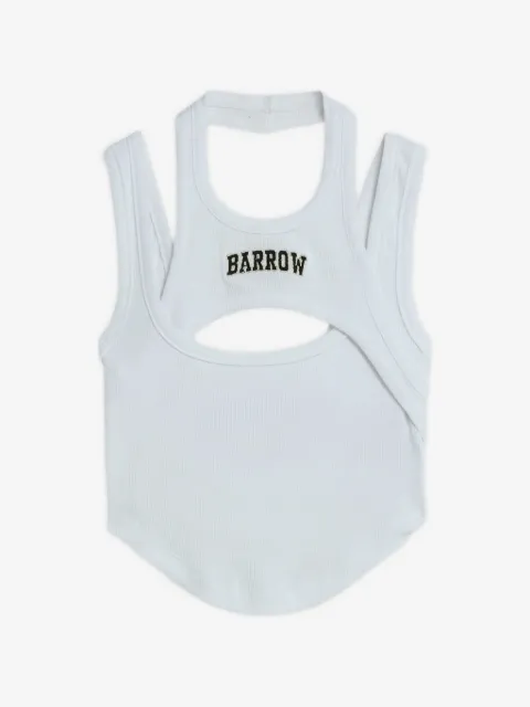 BARROW cutout ribbed top