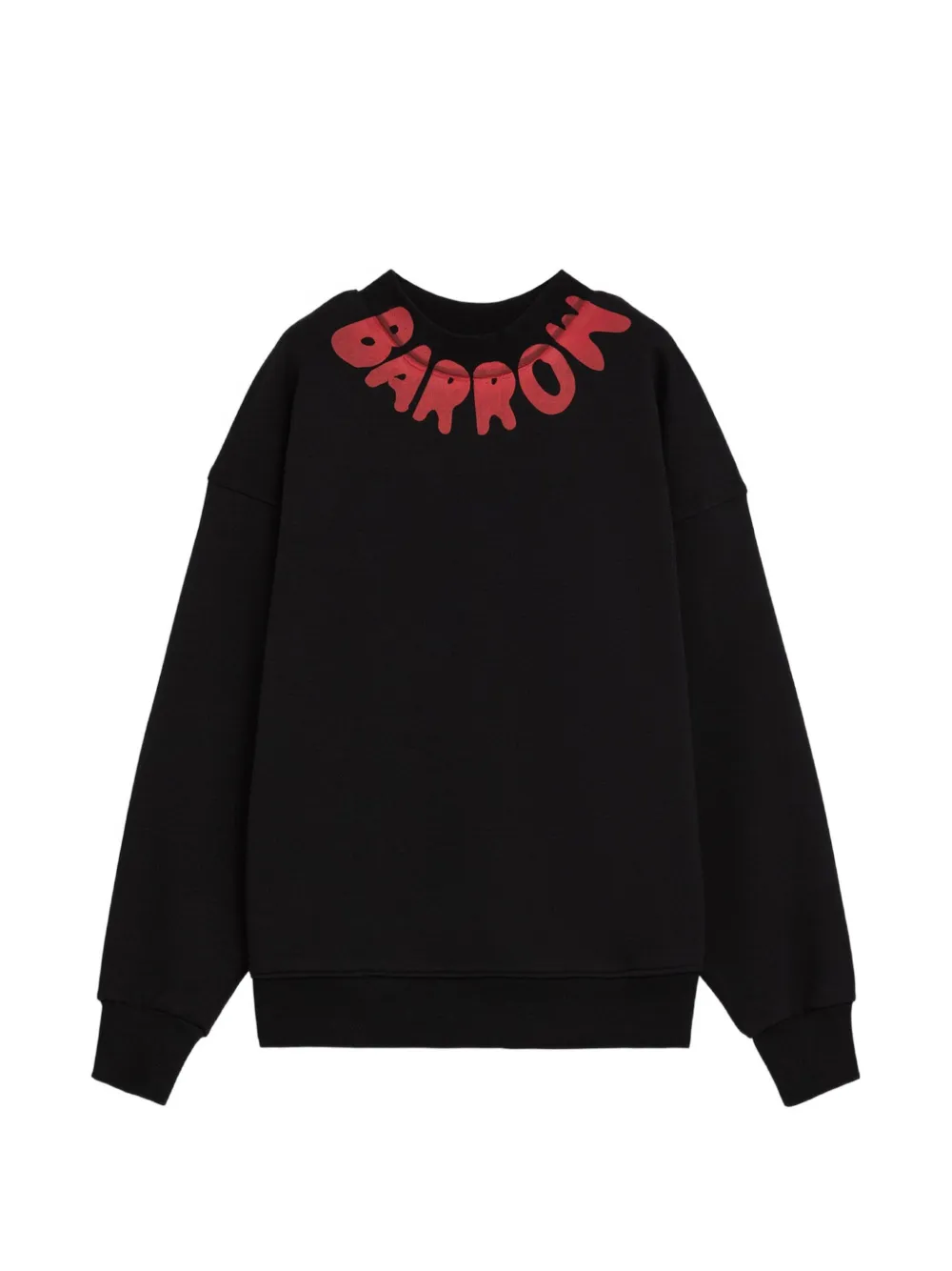 BARROW Sweatshirt mit Rundhalsausschnitt - Schwarz