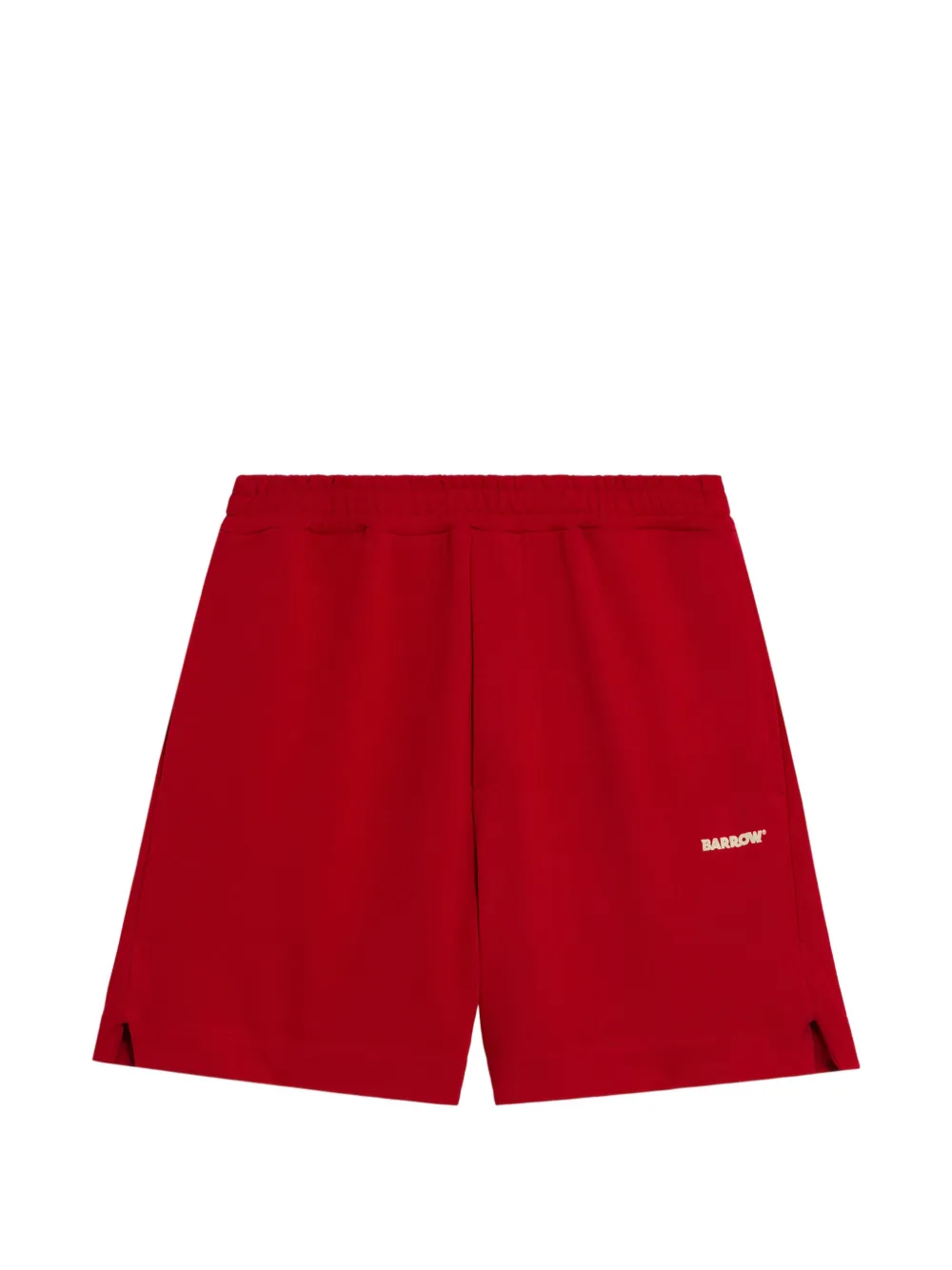 BARROW Shorts con spacco laterale - Rosso