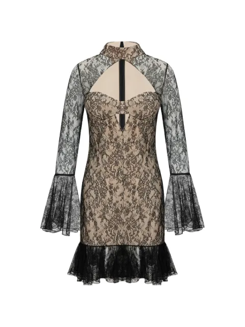 OCCLEUS Celine fluted mini dress