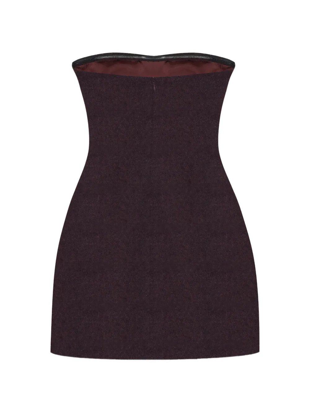 OCCLEUS Liv strapless mini-jurk Paars