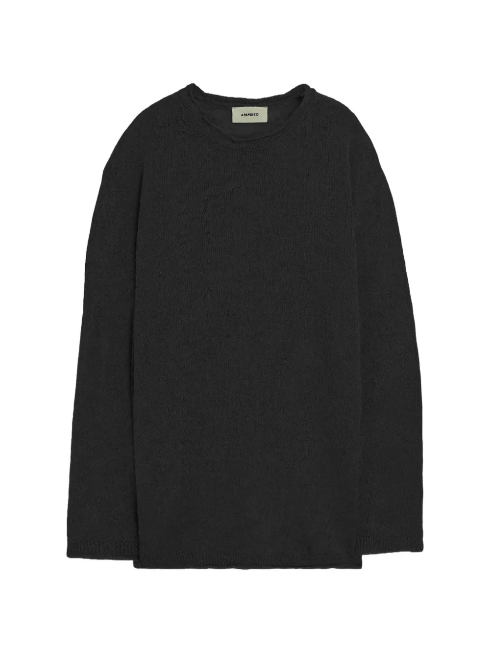 A Paper Kid Maglione con scollo rotondo - Nero