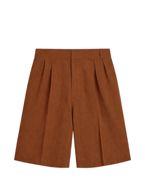 A Paper Kid Leinen-Shorts mit Falten