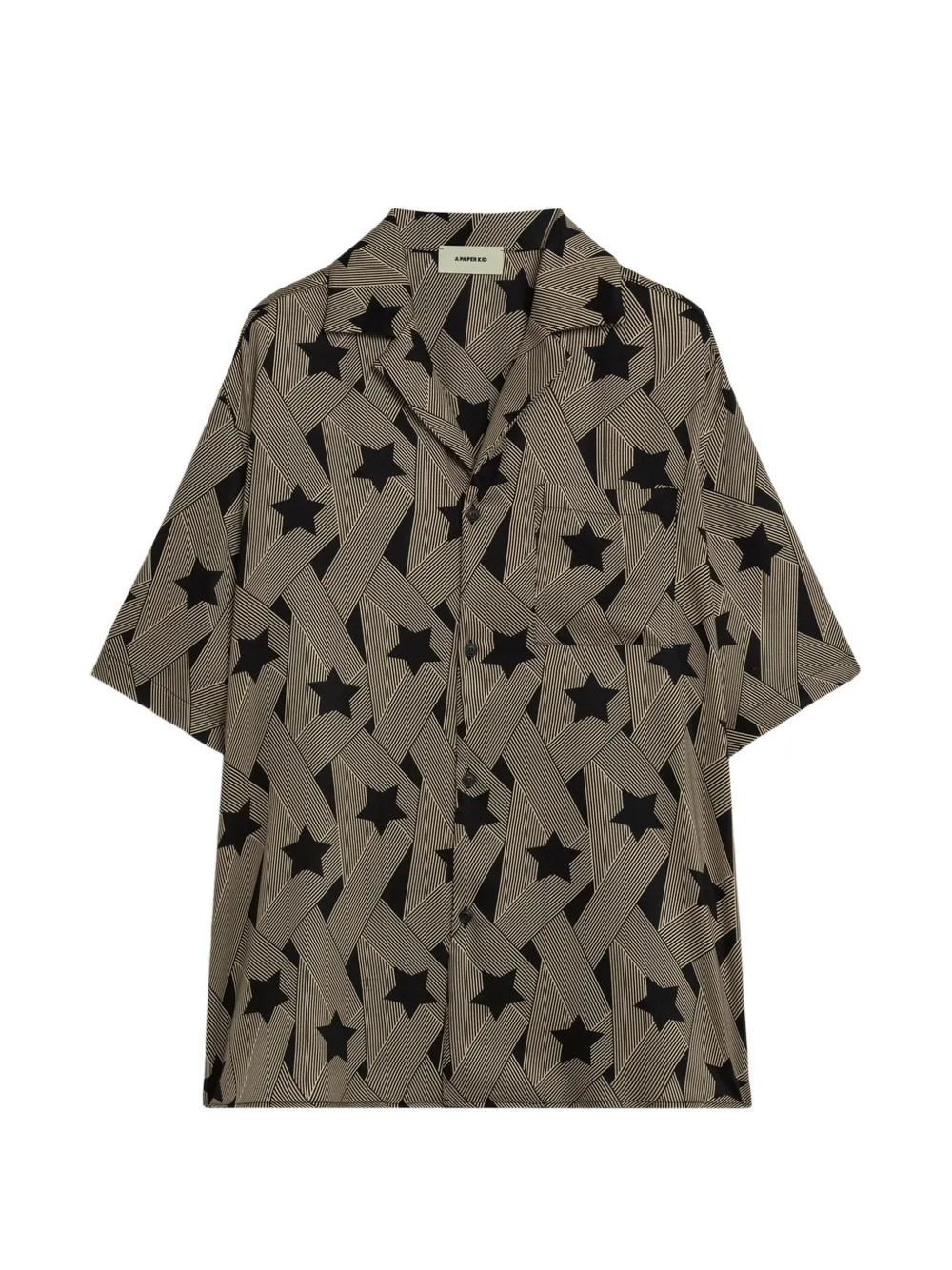 A Paper Kid star graphic shirt - Verde