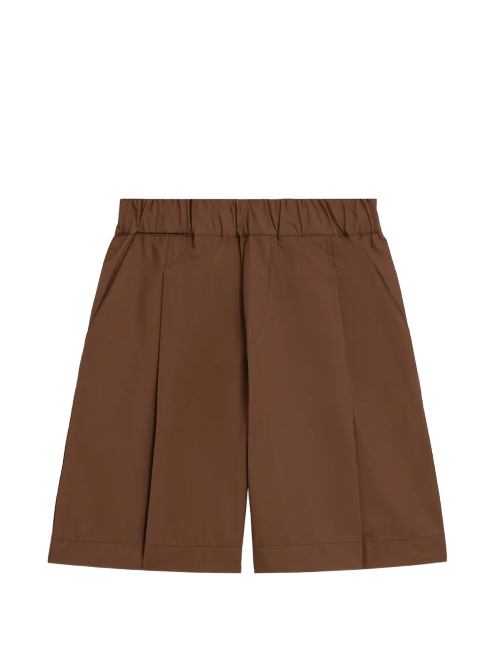 A Paper Kid Shorts con tasca applicata - Marrone