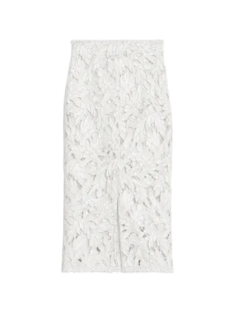 A Paper Kid lace midi skirt