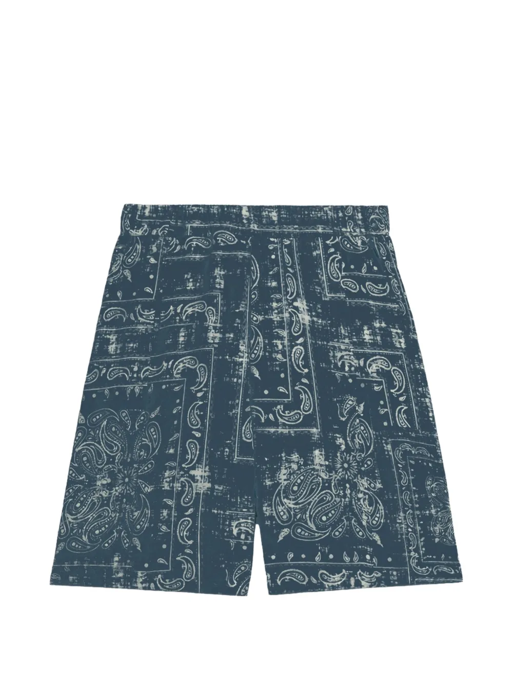 A Paper Kid Bermuda con stampa paisley - Blu