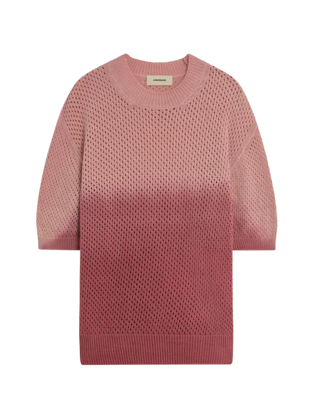 A Paper Kid knitted T-shirt - Rosa