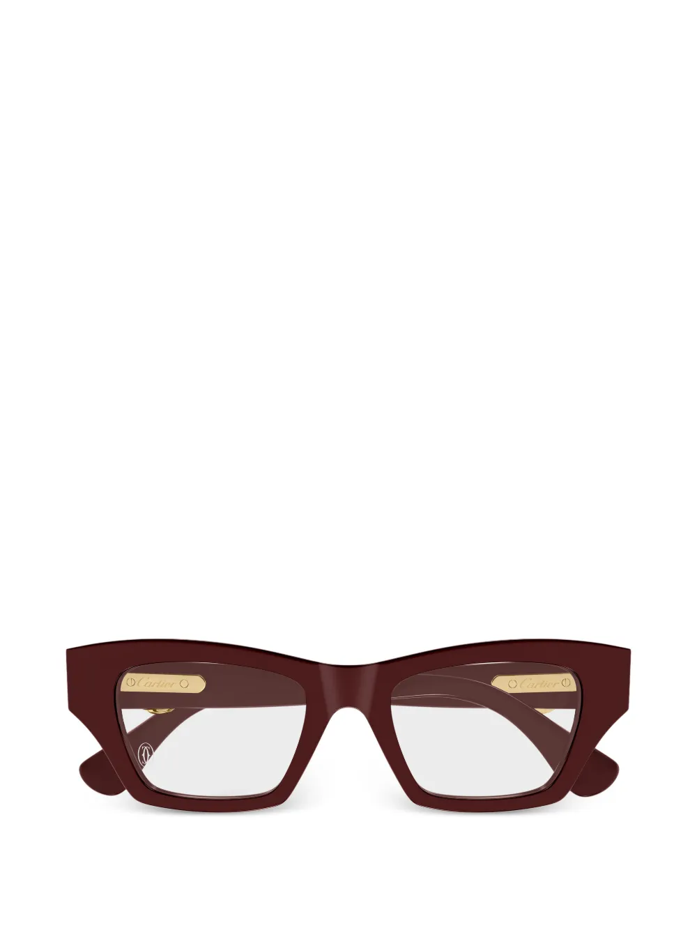 Cartier Eyewear geometric glasses - Rosso