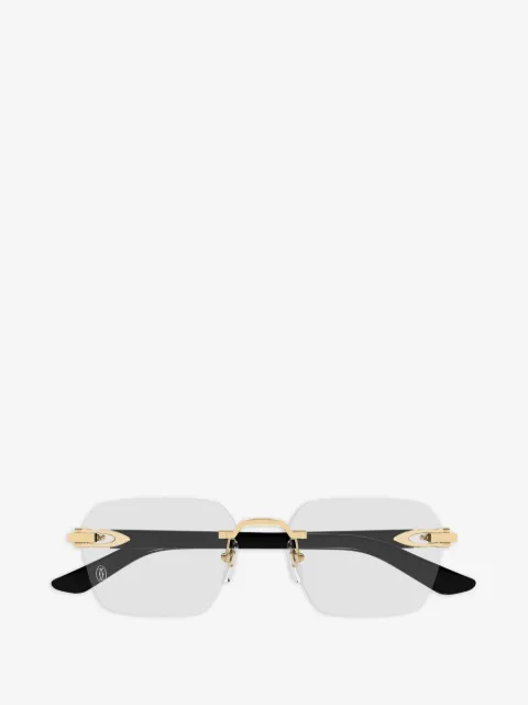 Cartier Eyewear نظارة بإطار مستطيل