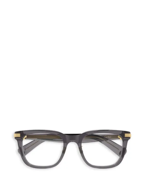 Cartier Eyewear gold-tone geometric glasses