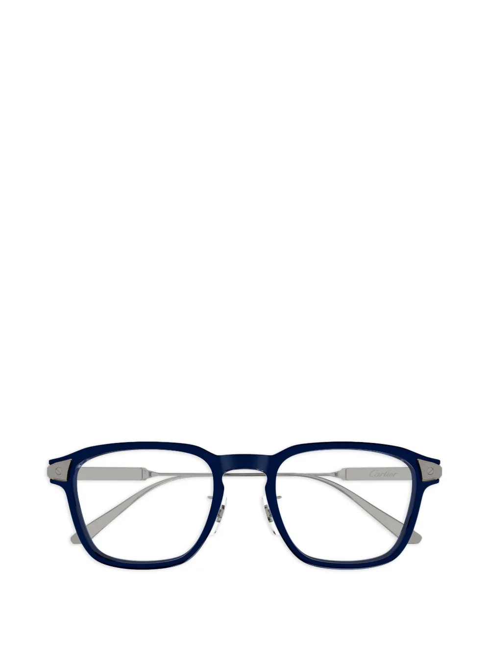 Cartier Eyewear rectangle glasses - Blu