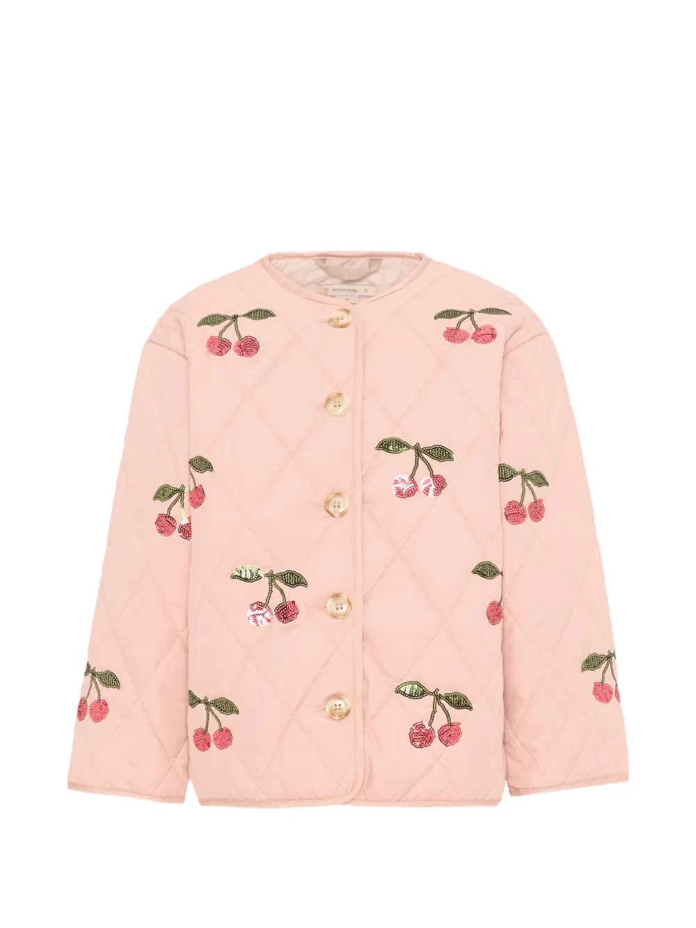 Konges Sløjd quilted cherry jacket - Rosa