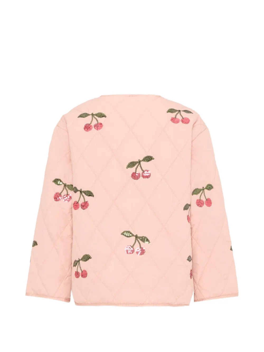  Konges Sløjd Quilted Cherry Jacket - Pink 