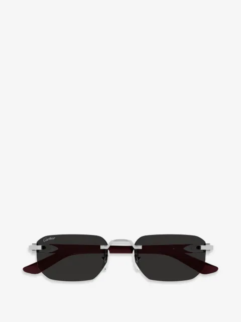 Cartier Eyewear rimless geometric sunglasses