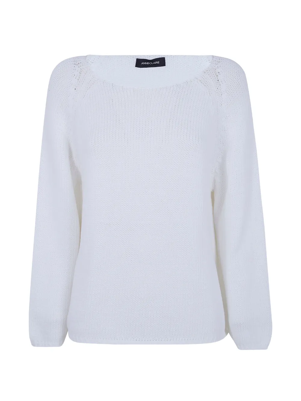 anne claire knitted sweater - Bianco