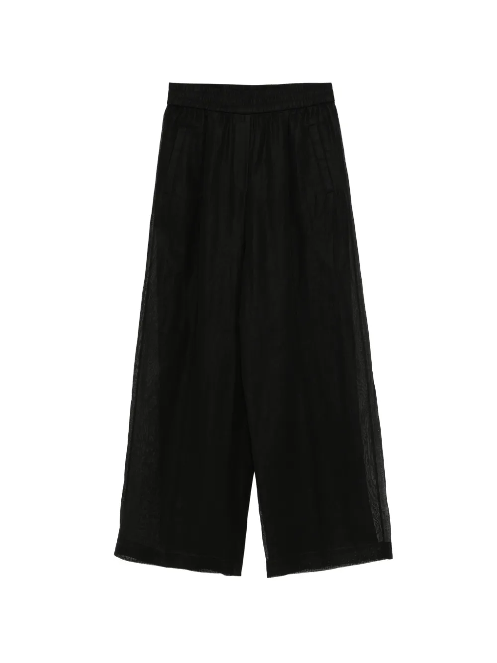 Brunello Cucinelli elasticated-waistband palazzo pants - Nero