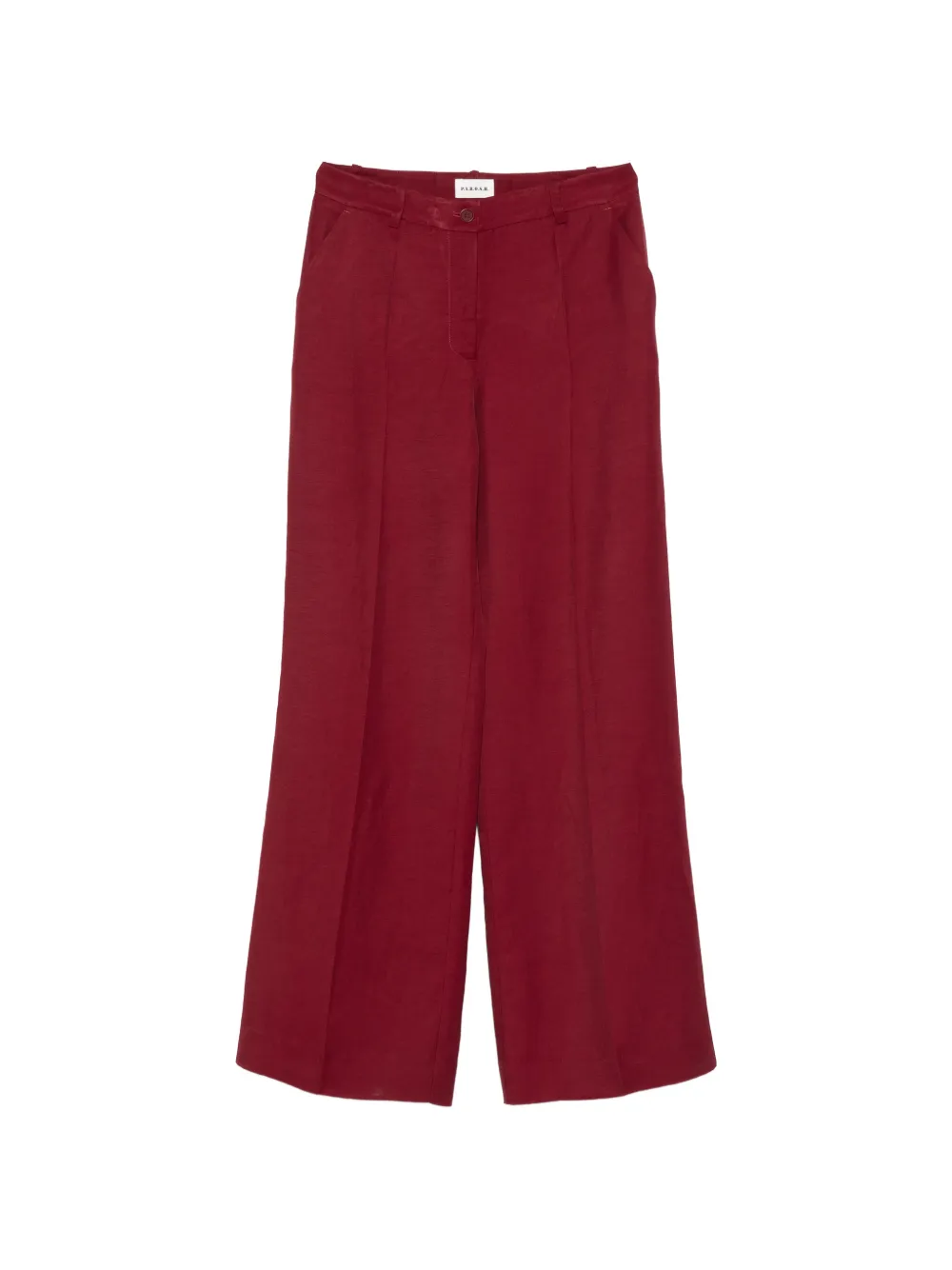 P.A.R.O.S.H. front pleats palazzo pants - Rosso