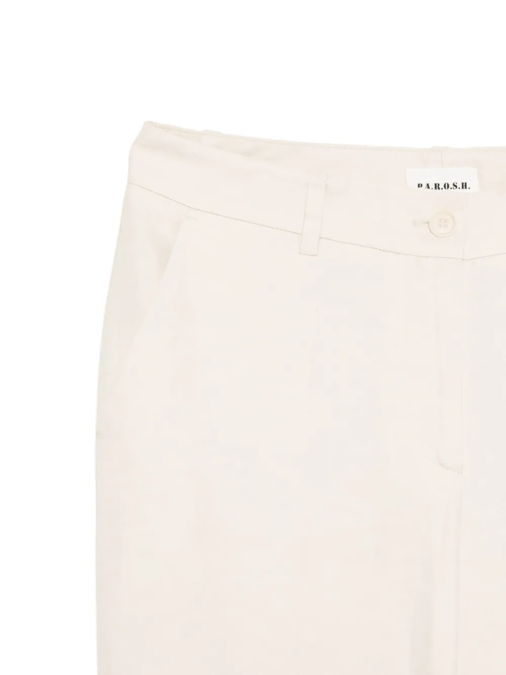  P.a.r.o.s.h. Cuffed Cropped Trousers - Neutrals 