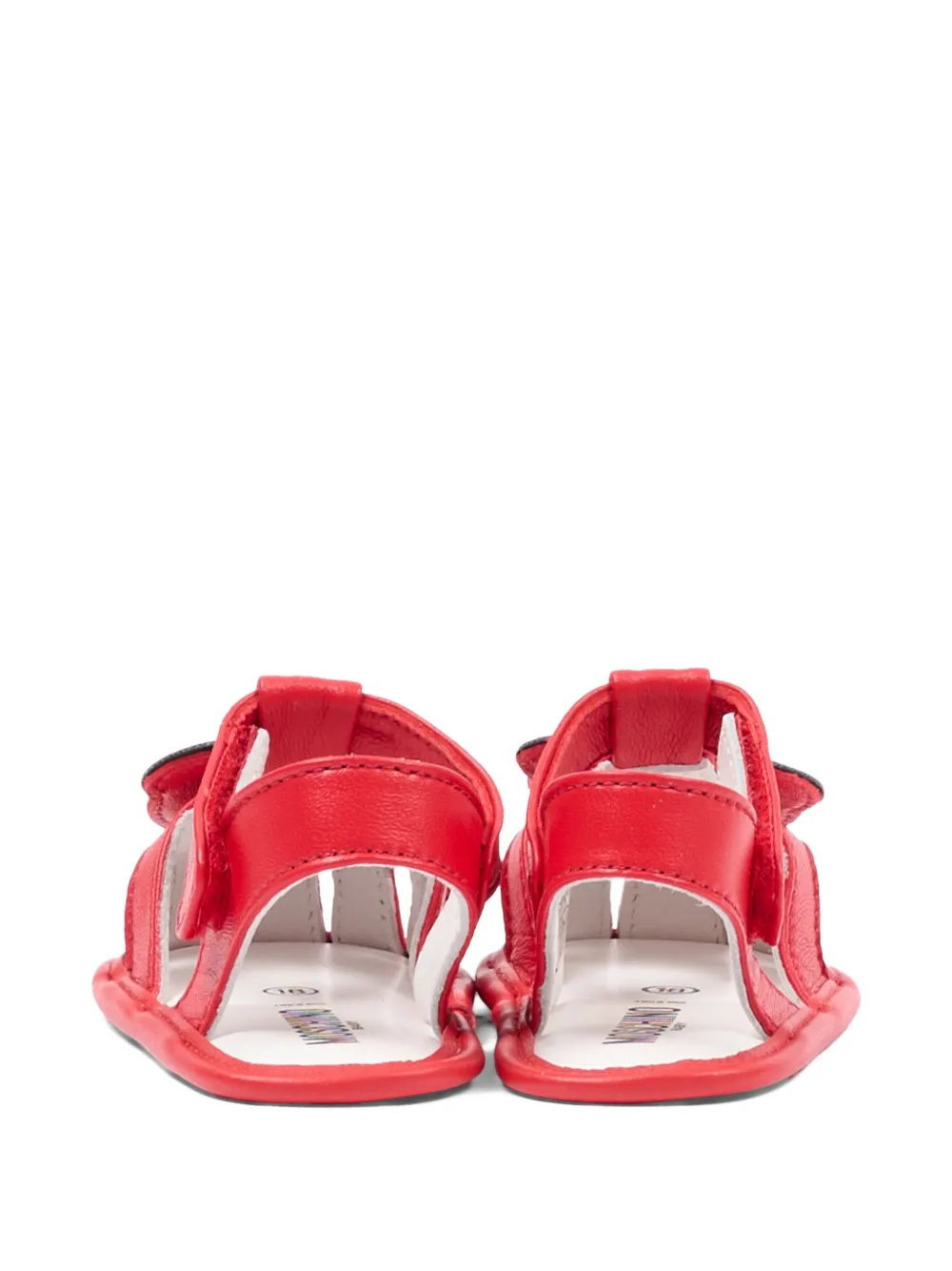 Moschino Kids Bear-applique sandals Rood