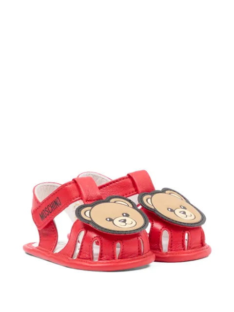 Moschino Kids Bear-applique sandals