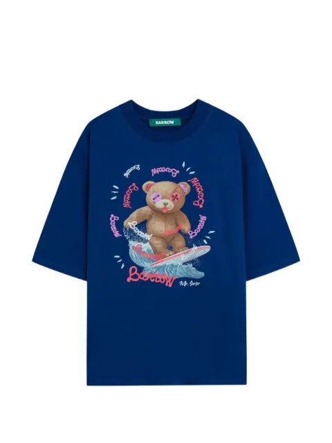 BARROW round-neck printed T-shirt