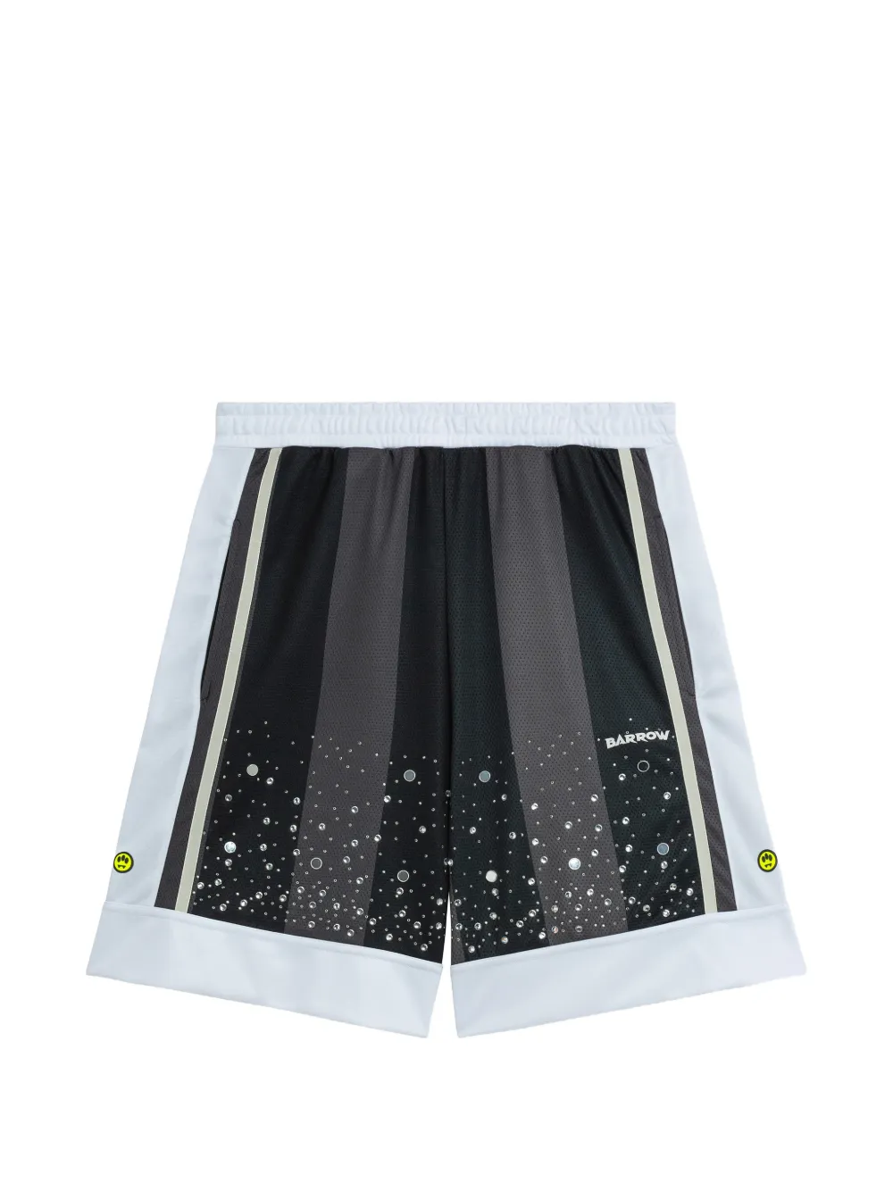 BARROW Shorts con dettaglio a righe - Nero