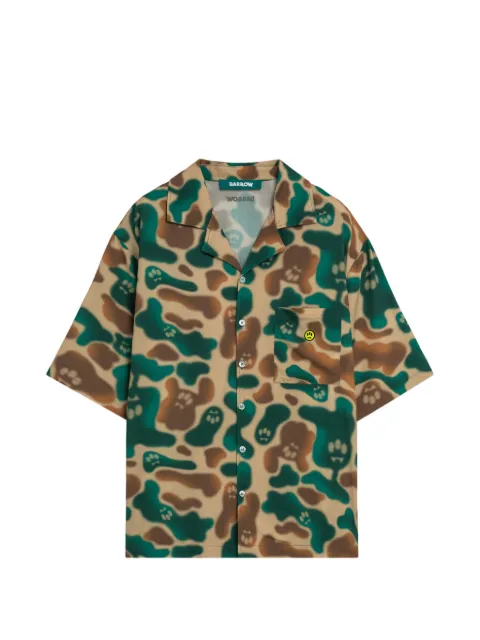 BARROW camouflage pocket shirt